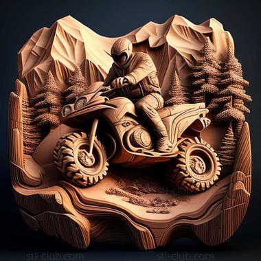 3D модель Yamaha Grizzly 700 (STL)